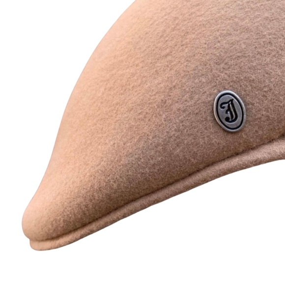 Tan Wool Ascot Cap - Picture 6 of 8
